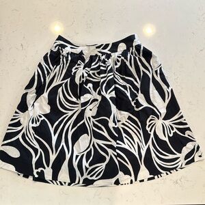 Black and white skirt